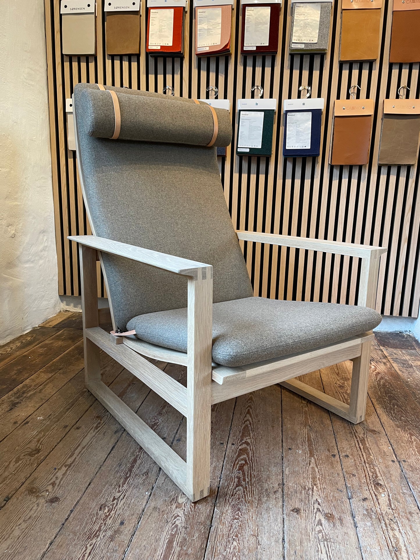 Cushion set for Børge Mogensen Sled Chair 2254 in Margrethe from Nevotex