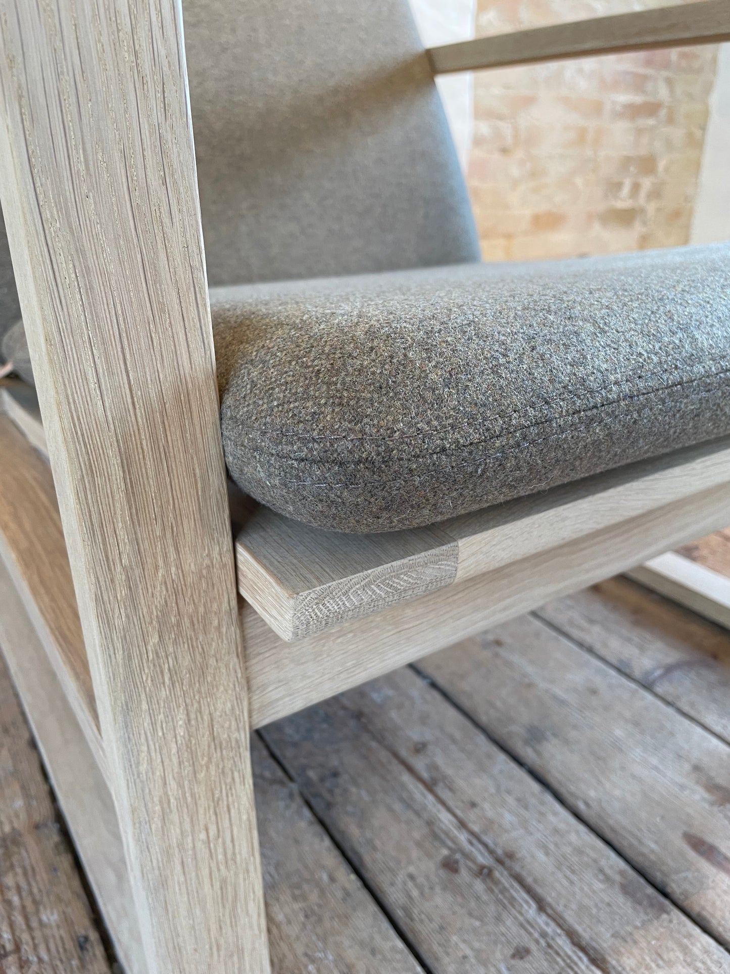 Cushion set for Børge Mogensen Sled Chair 2254 in Margrethe from Nevotex