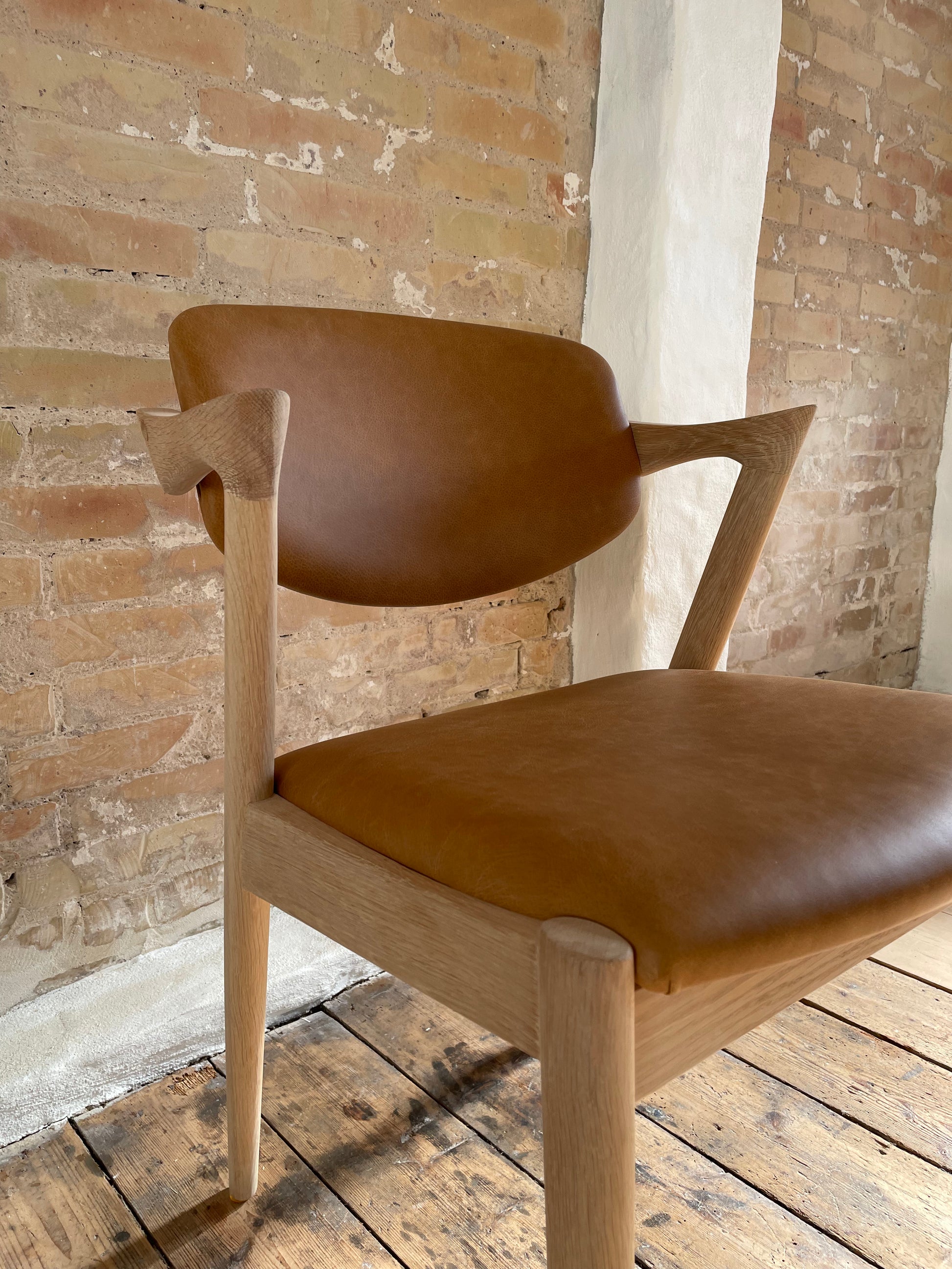 kai Kristiansen model 42 i cognac anilin læder