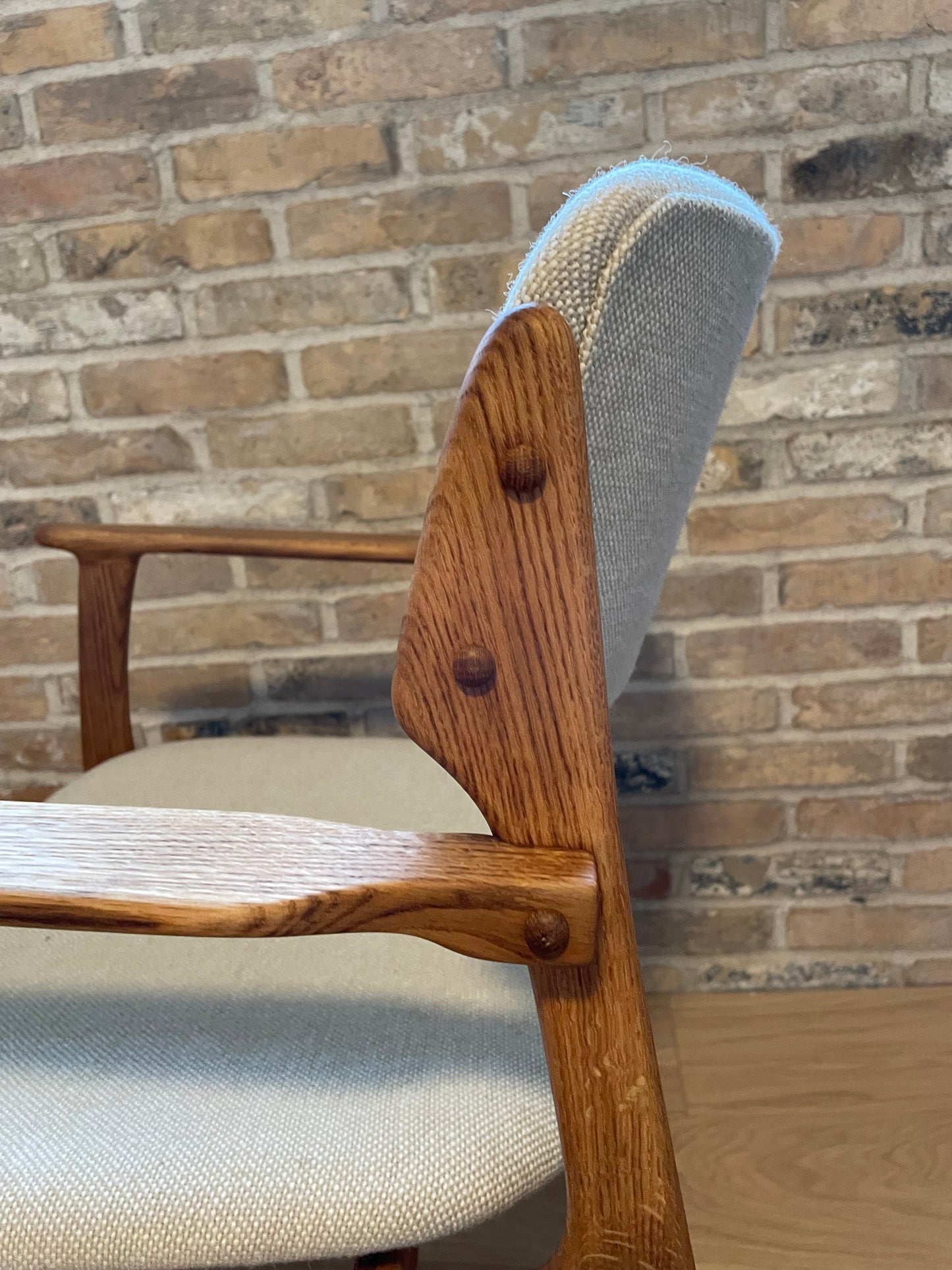 Upholstery of Erik Buch OD50 in Hallingdal from Kvadrat