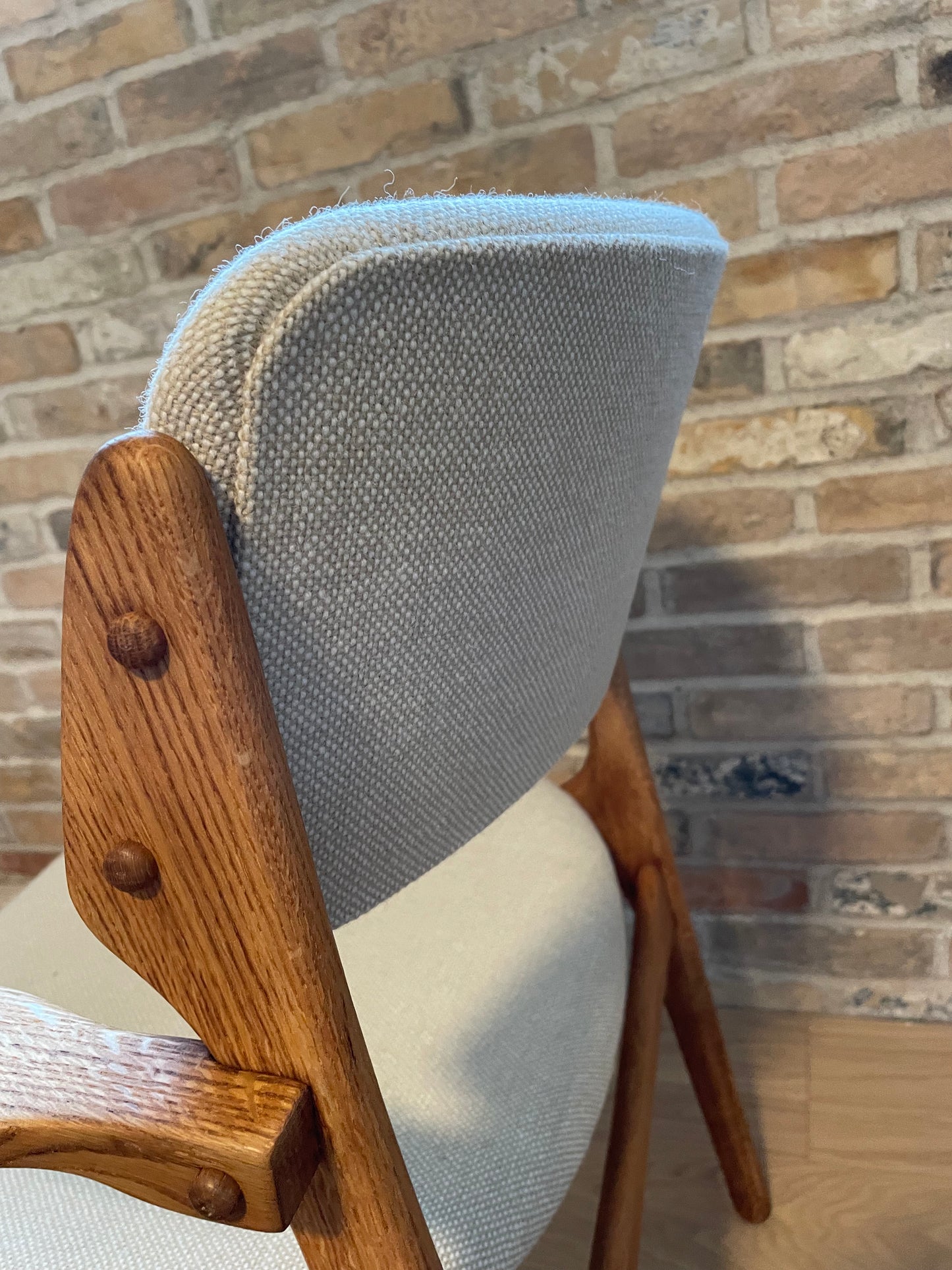 Upholstery of Erik Buch OD50 in Hallingdal from Kvadrat