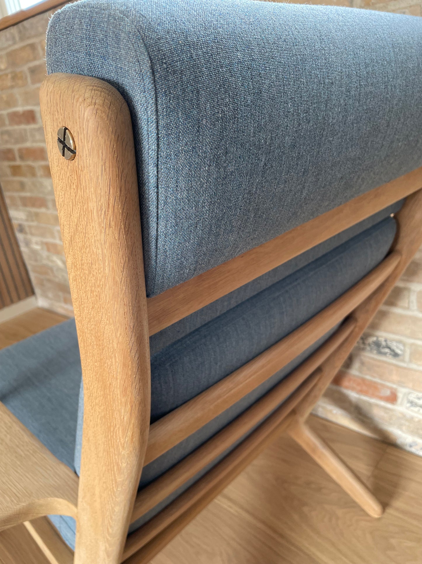 Cushion set for Wegner GE290A in Remix from Kvadrat
