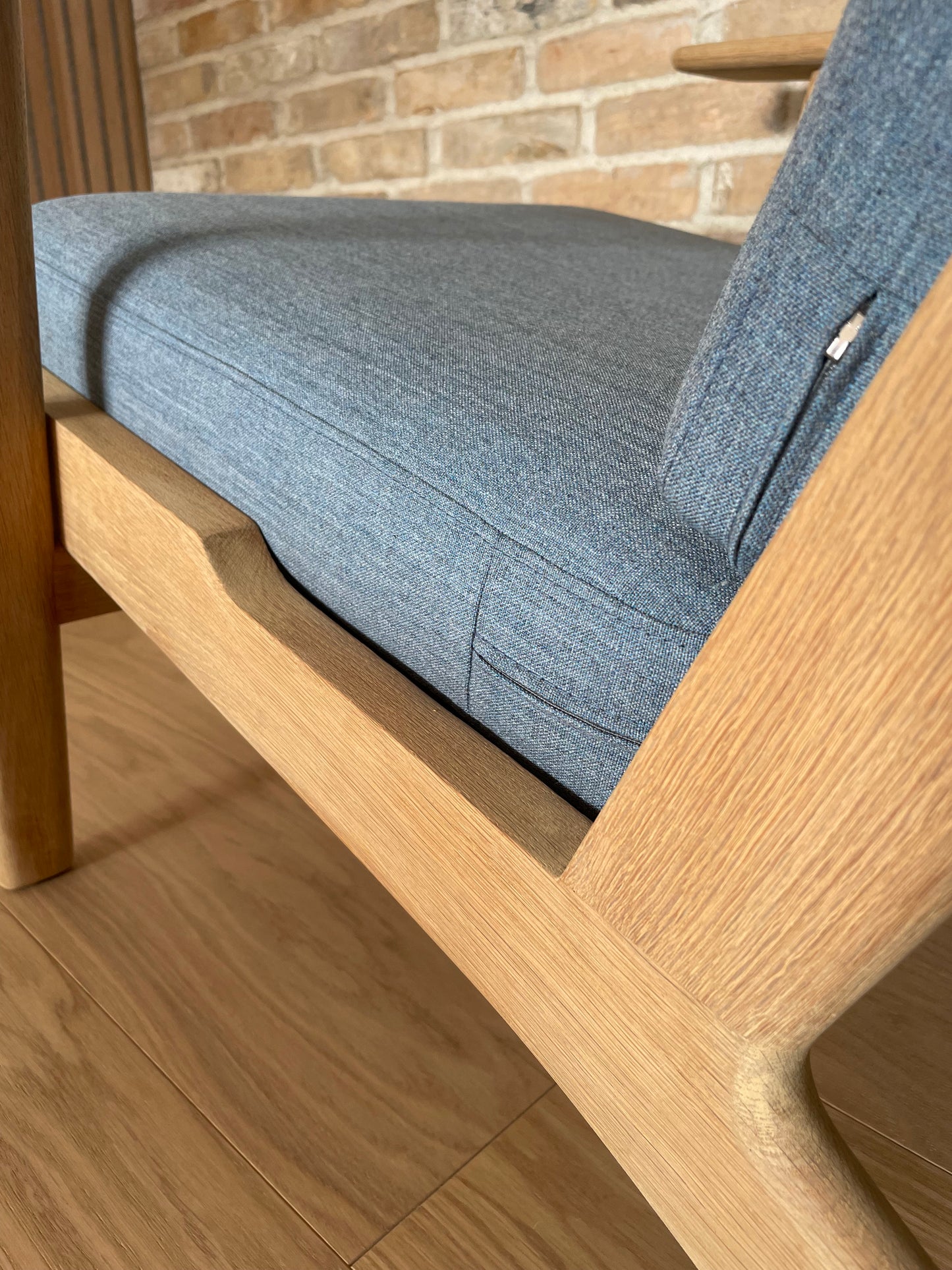 Cushion set for Wegner GE290A in Remix from Kvadrat