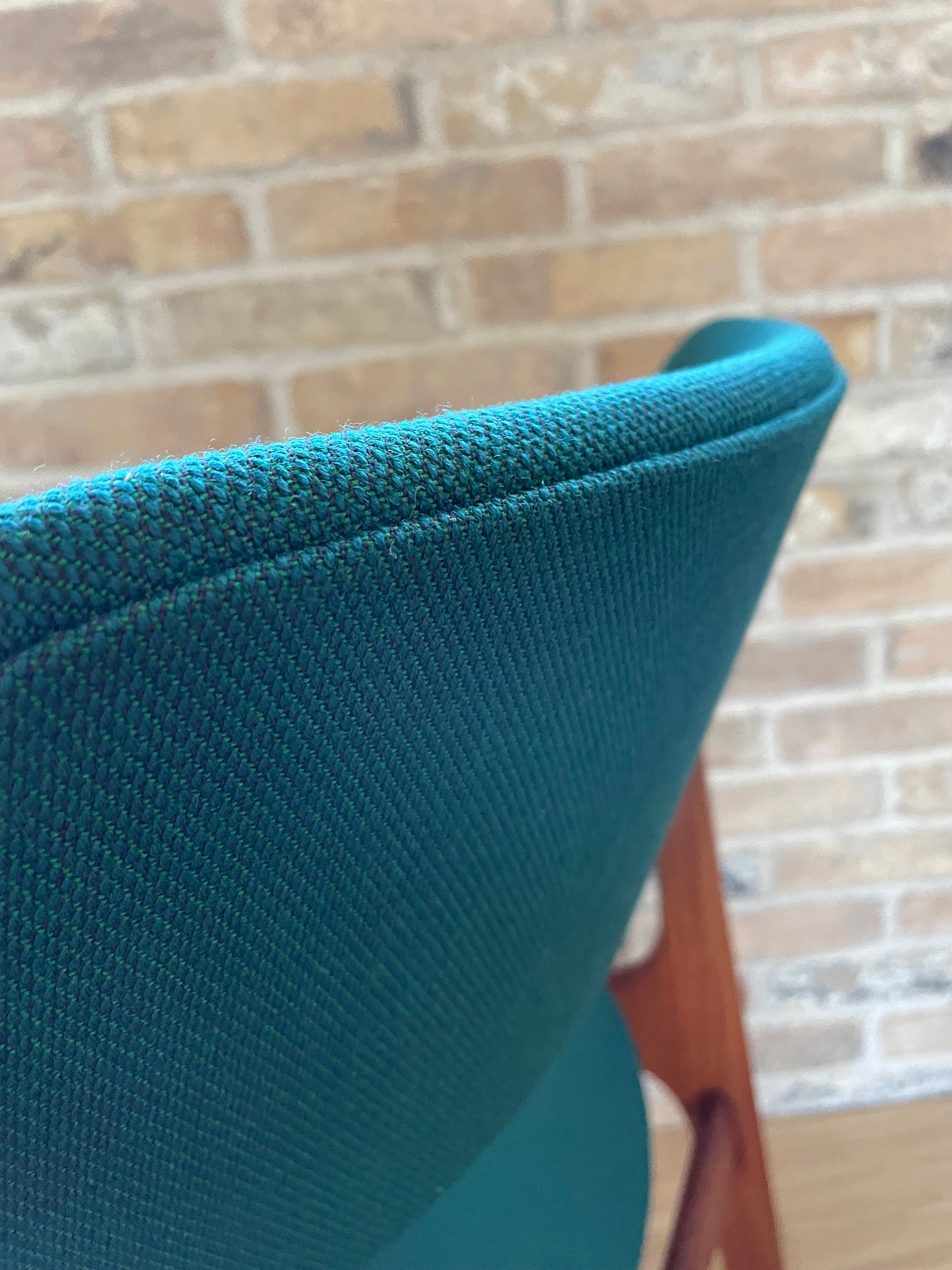 Upholstery of Erik Buch model 49 in Steelcut Trio 3 from Kvadrat