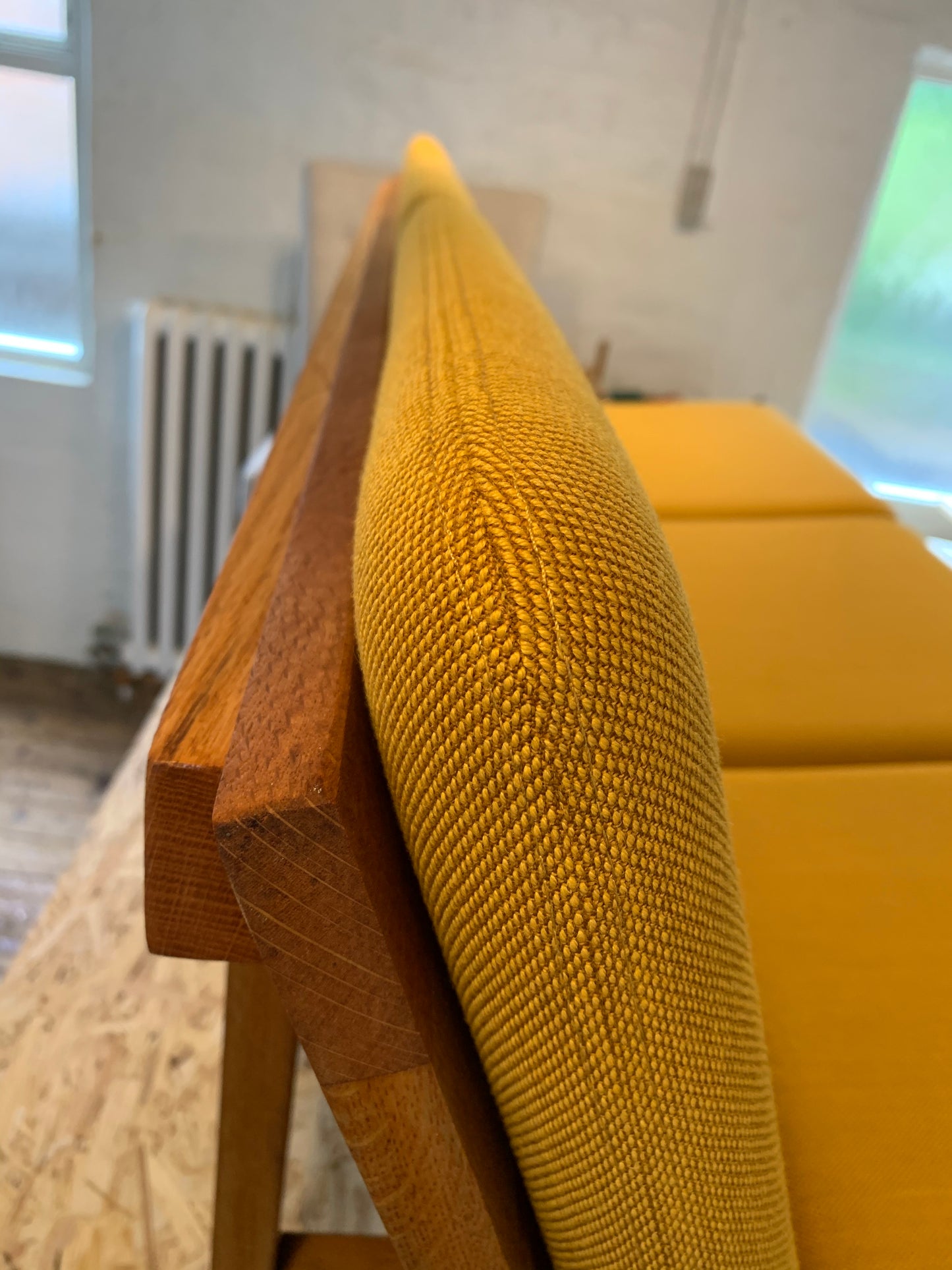 New cushions for Børge Mogensen 2218 by Steelcut Trio 3 from Kvadrat