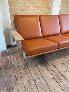 Hyndesæt til Wegner GE290 3-personers sofa i semi-anilin læder fra CAMO