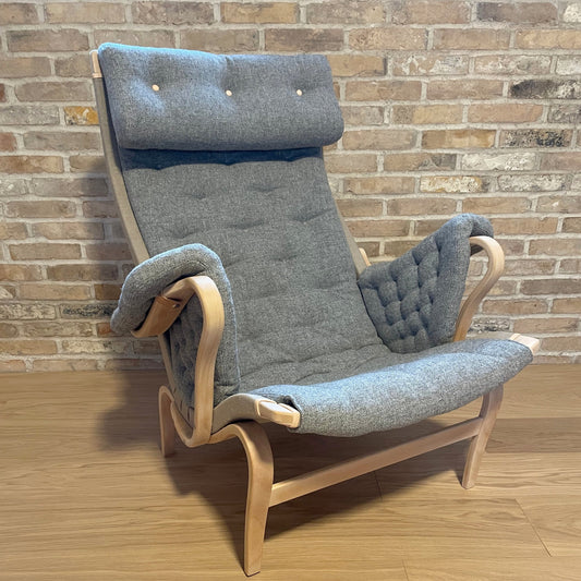 New cushion set for Bruno Mathsson Pernilla 69 armchair in Hallingdal 130 from Kvadrat
